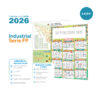 Calendario Industrial Plus LEN Serie FP 58.5x86 cm Personalizado Diseño Gratis
